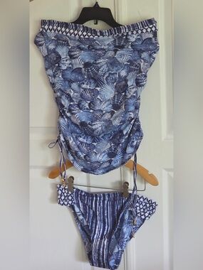 Tommy Bahama Shell-Print Tankini SET- BOTTOMS NWT